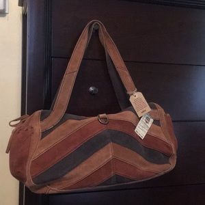 Brand New Lucky Brand Suede Purse